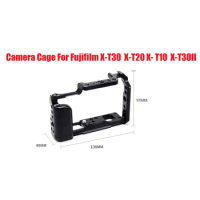Aluminum Camera Cage For Fujifilm Fuji X-T30 X-T20 X- T10 X-T30II Protective Cage Accessories Quick Release Plate