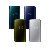 【Samsung三星】原廠Galaxy S6 edge G925專用 全透視鏡面感應皮套(Clear View 智慧側掀)