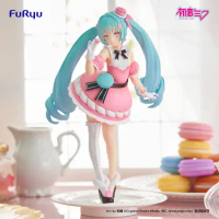 FuRyu Genuine Exceed Creative Figure Anime Figure Hatsune Miku Action Figure Toys For Kids Gift Collectible Model