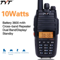 TYT TH-UV8000D Walkie Talkie 10Watts Cross Band Repeater VHF UHF Dual band 3600mAh Amateur Radio tyt Radio Station TYT UV8000E