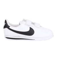 【NIKE 耐吉】17-22CM_耐克_CORTEZ BASIC SL PSV_兒童復古休閒鞋 白黑(904767102)