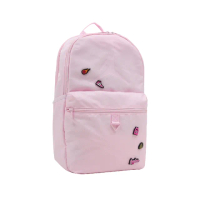 【NIKE 耐吉】後背包 Jordan Rubber Pin Backpack 粉 13吋 可調背帶 筆電包 背包(JD2423004AD-003)