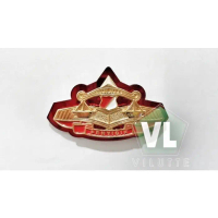 Premium PREMIUM - Brevet Pin Wing Penyidik Pembantu Polri PPNS Mirror - Kuning