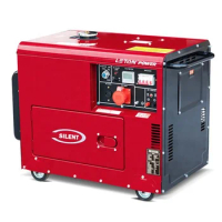 Hot Selling 50/60Hz 10kva silent diesel generator single phase sound proof diesel generator LETON 10kva generators