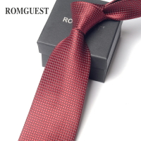 9cm寬版領帶男士商務正裝職業上班工作 新郎結婚英倫碎花紅色單色