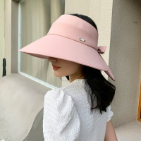 【巴黎精品】空頂帽遮陽帽-硬挺可調空頂女帽子5色a1eh22