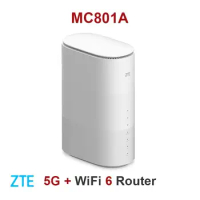 New ZTE MC801A CPE 5G Router Wifi 6 SDX55 NSA+SA N78/79/41/1/28 802.11AX WiFi Modem Router 4g/5g WiFi router sim card
