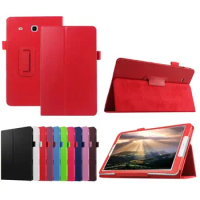 Lighting-Fast Delivery !! Business PU Leather Cover Case for Samsung Galaxy Tab E 8.0 T377 T377V SM-T377 T377P Tablet