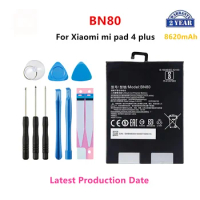 100% Orginal BN80 8620mAh Battery For Xiaomi Mi Pad4 Plus Tablet 4 Pad 4 Plus MiPad4 Plus phone Batteries+Tools
