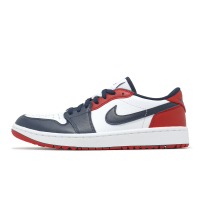 Nike 高爾夫球鞋 Air Jordan 1 Low Golf USA 男鞋 藍 紅 休閒鞋 AJ1 DD9315-113