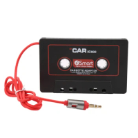 Car Cassette Tape Adapter 3.5mm AUX Audio Tape Cassette Converter Phone Car CD Tape Player MP3 MP4