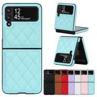 Anti Drop Leather Case For Samsung Galaxy Z Flip5 4 3 Z Fold5 4 3 Huawei P50 Pocket OPPO Find N2 N3Flip Moto Razr 40 Vivo X Flip