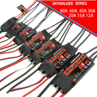 Original Hobbywing Skywalker 20A 30A 40A 60A 80A Brushless ESC Speed Controler UBEC RC Airplanes Fixed Wing FPV Quadcopter