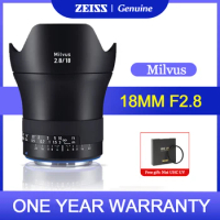 ZEISS Milvus 18mm f2.8 ZE Full-frame Lens for Canon EF Nikon F SLR Camera Like 5D SL3 T7 D750 D810 D3x D610 Df Z CAM E2-F6 F8 S6