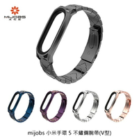 mijobs 小米手環 5 不鏽鋼腕帶(V型)
