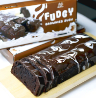 Brownies Marble Box Fudgy Cokelat Brownie