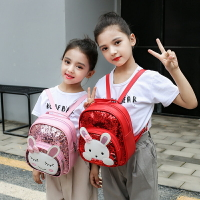 韓版兒童包包卡通兔子可愛寶寶嬰幼兒小書包時尚亮片女童雙肩背包