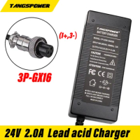 24V 2A Lead Acid Battery Electric Scooter Charger for Razor E100 E200 E300 E125 E150 PR200 Electric Scooter Battery Charger
