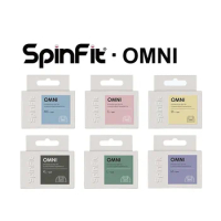 SpinFit OMNI Patented Silicone Eartips for True Wireless Earbuds with 3.7 mm Nozzle Dia for Sony/Beats/Bose/JBL 1 Pair