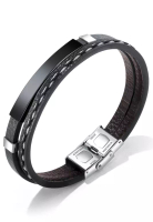 Trendyshop 型男編織皮手環