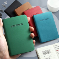 2024 1PC A7 Mini Notebook Portable Pocket Notepad Memo Diary Planner Agenda Office School Stationery Simple Mini Notebook