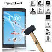 Tablet Tempered Glass Screen Protector Cover for Lenovo Tab 4 8 Plus 9H Explosion-Proof Tempered Glass Screen Protector Film