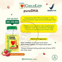 Childlife Liquid Calcium / Vitamin C / Vitamin D3 Drops / Pure DHA / Echinacea BPOM Pure DHA