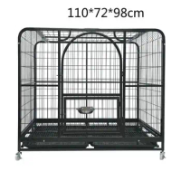 Dog cage large dog indoor with toilet large dog cage golden hair labrador big dog pet cage
