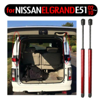 2pcs Auto Tailgate Trunk Boot Gas Struts Spring Lift Supports For Nissan Elgrand E51 MPV 2002-2010 Damper