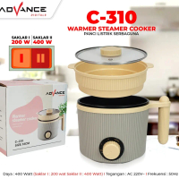 Advance panci listrik serbaguna steamer C310/C370