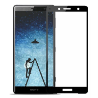 3D Curved Tempered Glass For Sony Xperia XZ2 Full Cover 9H Protective film Explosion-proof Screen Protector For Sony XZ2 Compact