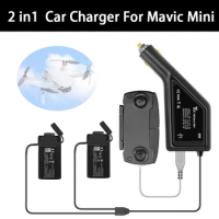 Battery Charge Car 2 In 1 Portable For Dji Mavic Battery Charge For Dji Mavic Mini Drone 5v 2a Usb
