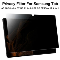 For Samung Galaxy Tab S6 Lite 10.4 S7 FE/Plus 12.4 S8 11 A8 10.5 inch Privacy Screen Protector Matte Anti-Peep Anti-spy Filter