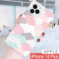 【HongXin】iPhone 14 Plus 6.7 日本屏風 隱形磁力皮套 手機殼 有吊飾孔