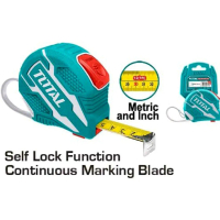 Total Tools - Meteran 5M Steel Measuring Tape Tmt126251