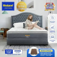 Uniland Springbed Rivera Emira Plushtop Full Set 200 x 200 Rosegold