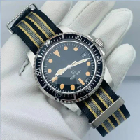 NH35 Retro watch 39.5mm watch case Acrylic glass Men Watch Diver watch Movement Vintage Watches