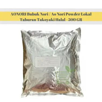 AONORI Bubuk Nori / Ao Nori Powder Lokal Taburan Takoyaki Halal 10/50/100/250/500gr 500gr