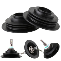 LED LED getah Debu Cover Kereta Motosikal lampu depan mentol Cap pengedap kalis air untuk H1 H3 H7 H