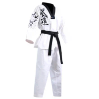 Taekwondo clothing children's clothing boys' clothing coach training clothing adult men's and women's taekwondo suit clothes
