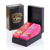 【TWG Tea】時尚茶罐雙入禮盒組 非洲紅茶100g+紐約早餐茶100g(南非國寶茶+黑茶)