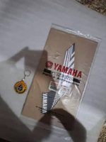 STRIPING / STICKER SAYAP LUAR KANAN YAMAHA XEON GT 125 WARNA HITAM ORIGINAL YGP 2SV-F8399-11
