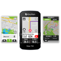 Bryton Rider750E/T 中文GPS自行車訓練記錄器/碼錶-崇越單車