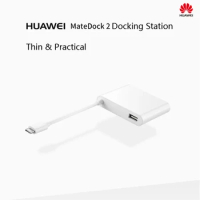 Original HUAWEI MateDock 2 Laptop Docking Station suitable to Mate20 Pro X MateBook D X Pro E Notebook Data Transfer Cable