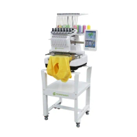 3D embroidery janome mb 7 multi needle head industrial commercial swf automatic embroidery machine
