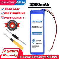LOSONCOER 3500mAh PR-633496 Battery For Harman Kardon Onyx PR-633496 Free Tools