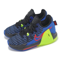 【NIKE 耐吉】籃球鞋 LeBron Witness 6 VI PS 中童 黑 藍 LBJ 氣墊 運動鞋(DD0424-405)