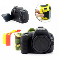 ซิลิโคนป้องกันกล้องที่ครอบคลุมกรณีกระเป๋าสำหรับ Canon EOS 200D 200D II 200D Mark II กบฏ SL2จูบ X9 DSLR กล้องผิวนุ่มกระเป๋า