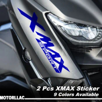 For YAMAHA XMAX 125 150 250 300 400 xmax 400 Motorcycle Scooter Stickers XMAX Front Stripe Fairing Decals Waterproof Accessories