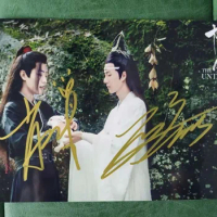 hand signed YIBO Xiao Zhan autographed group photo The Untamed 5*7 102019C